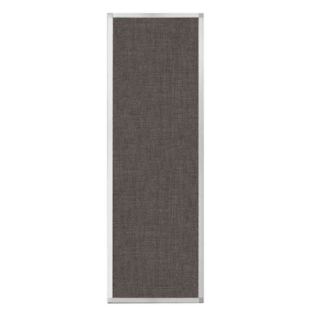 Versare Hush Panel Configurable Cubicle Partition 2' x 6' Mocha Fabric 1812499